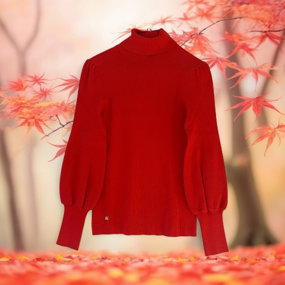 Ralph Lauren Sweaters - Ralph Lauren Vibrant Red Turtleneck‎ Sweater